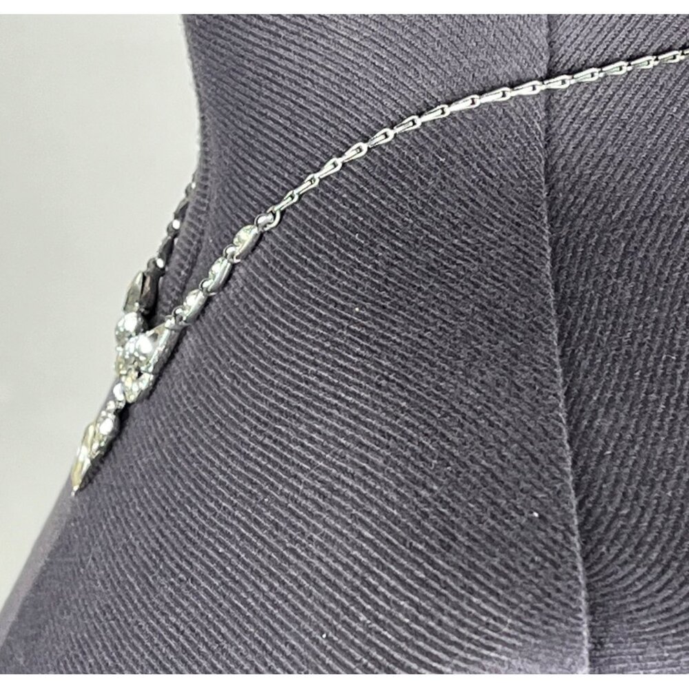 Vintage Bogoff Clear Rhinestone Crystal Choker Ne… - image 6